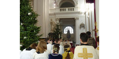 Aussendung der Sternsinger im Hohen Dom zu Fulda (Foto: Karl-Franz Thiede)